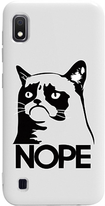 

Панель TOTO Pure TPU 2mm Print Case для Samsung Galaxy A10 Cat Nope White