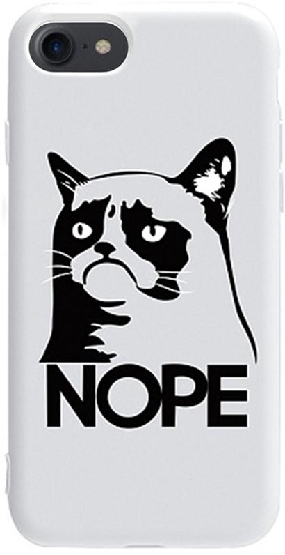 

Панель TOTO Pure TPU 2mm Print Case для Apple iPhone 7/8 Cat Nope White