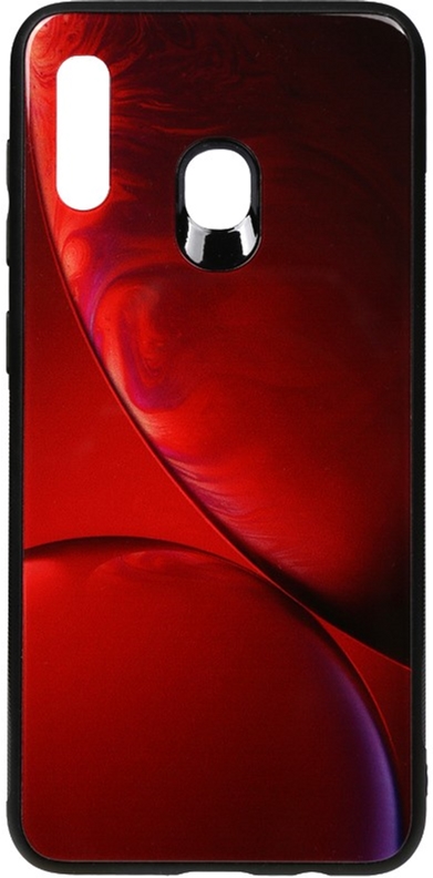 

Панель TOTO Print Glass Space Case для Samsung Galaxy A20/A30 Rubin Red