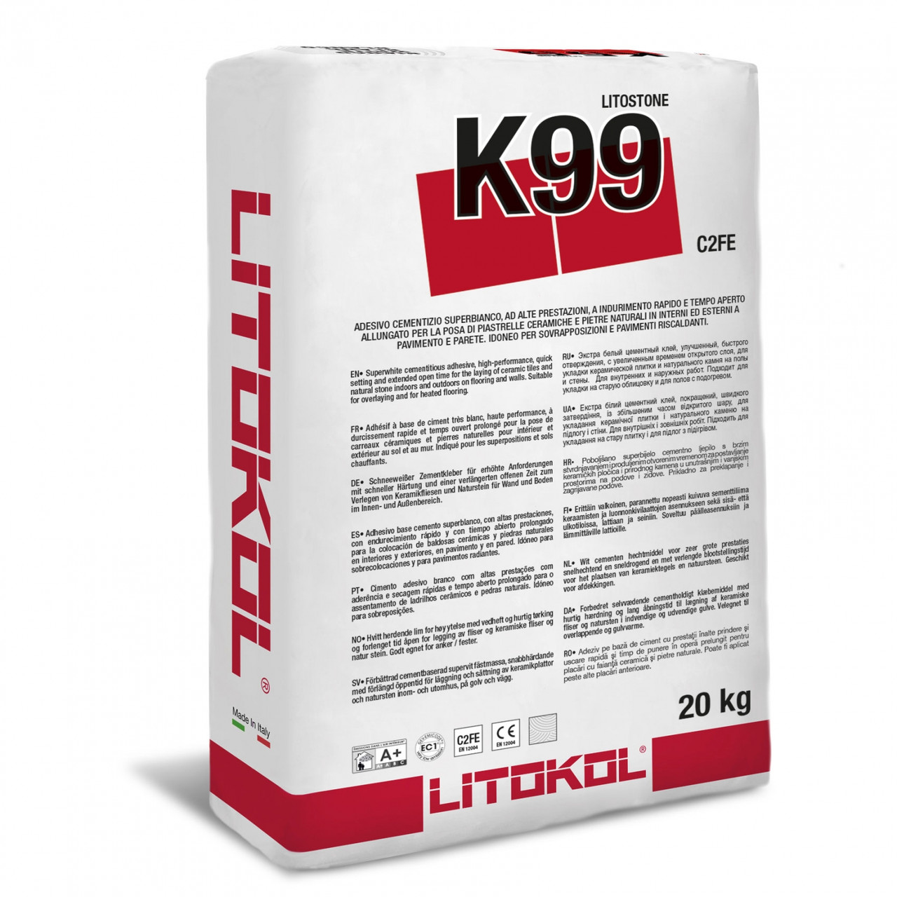 

Клей на цементной основе Litokol LITOFAST К99 20кг (K990020)