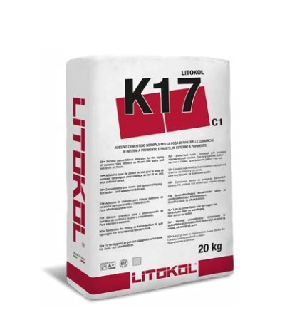 

Клей на цементной основе LITOKOL K17 20кг (K170020) Серый