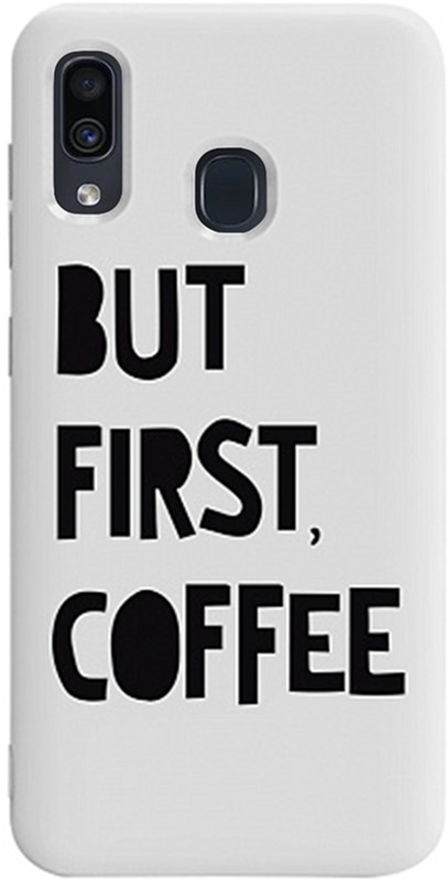 

Панель TOTO Pure TPU 2mm Print Case для Samsung Galaxy A20/A30 First Coffee White
