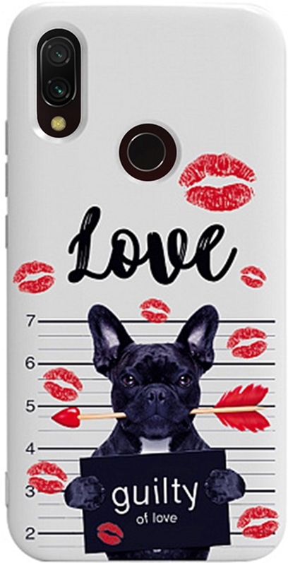 

Панель TOTO Pure TPU 2mm Print Case для Xiaomi Redmi 7 Dog Kiss White