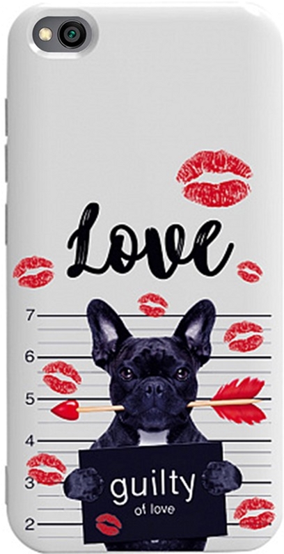 

Панель TOTO Pure TPU 2mm Print Case для Xiaomi Redmi Go Dog Kiss White