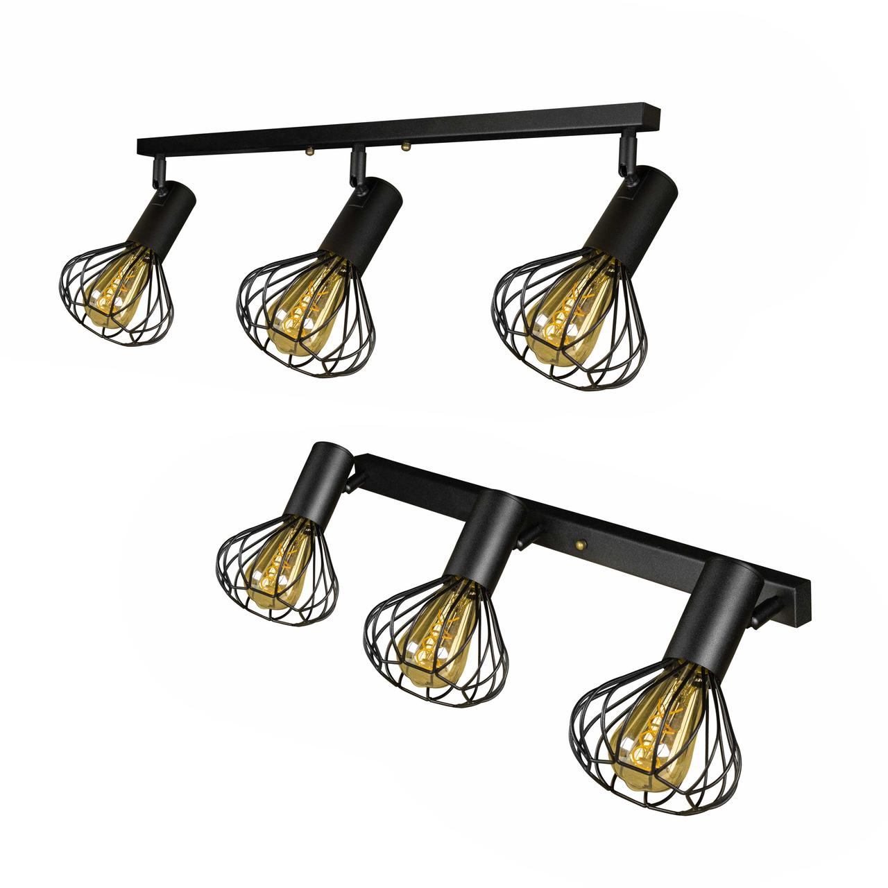 

Светильник лофт настенно-потолочный MSK Electric NL 1415-3