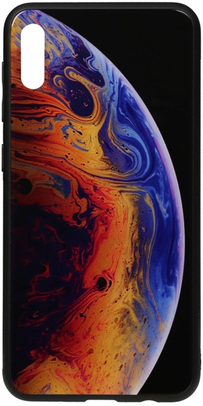 

Панель TOTO Print Glass Space Case для Huawei Y6 2019 Violet