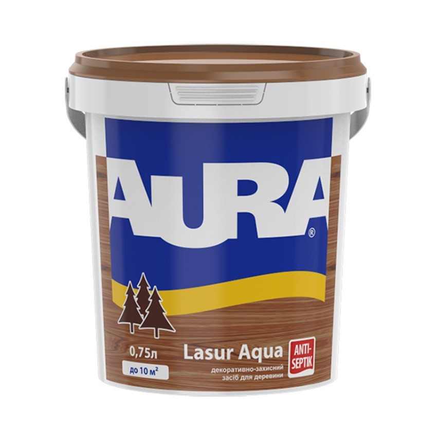 

Морилка Для Дерева Aura Lasur Aqua 0.75 л тик