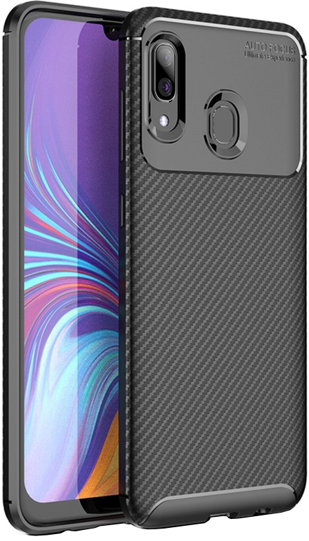 

Панель TOTO TPU Carbon Fiber 1.5mm Case для Samsung Galaxy A20/A30 Black