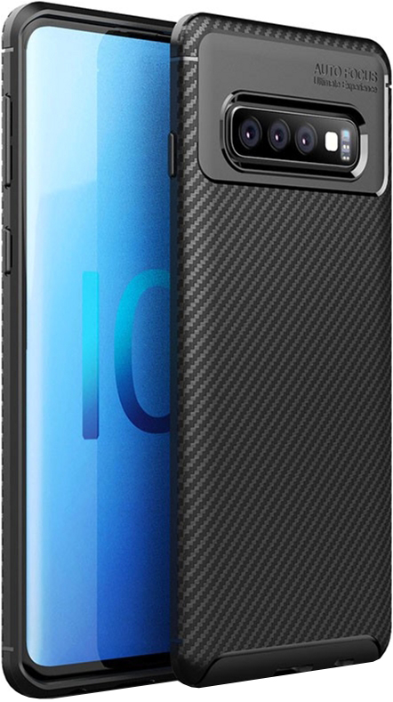 

Панель TOTO TPU Carbon Fiber 1.5mm Case для Samsung Galaxy S10 Black