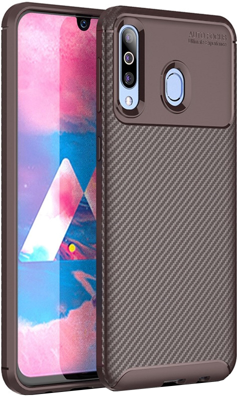 

Панель TOTO TPU Carbon Fiber 1.5mm Case для Samsung Galaxy A40s/M30 Coffee