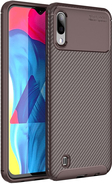 

Панель TOTO TPU Carbon Fiber 1.5mm Case для Samsung Galaxy M10 Coffee