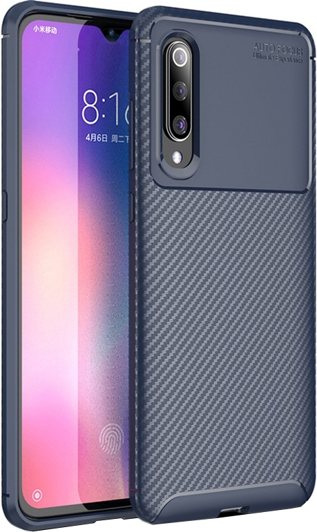 

Панель TOTO TPU Carbon Fiber 1.5mm Case для Xiaomi Mi 9 Dark Blue