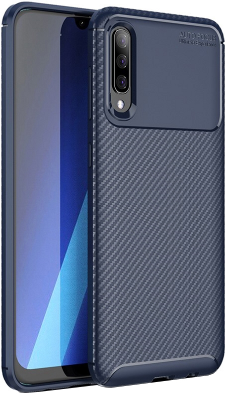 

Панель TOTO TPU Carbon Fiber 1.5mm Case для Samsung Galaxy A70 Dark Blue