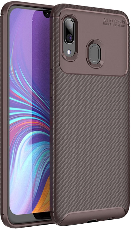 

Панель TOTO TPU Carbon Fiber 1.5mm Case для Samsung Galaxy A40 Coffee