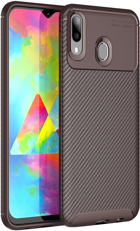 

Панель TOTO TPU Carbon Fiber 1.5mm Case для Samsung Galaxy M20 Coffee