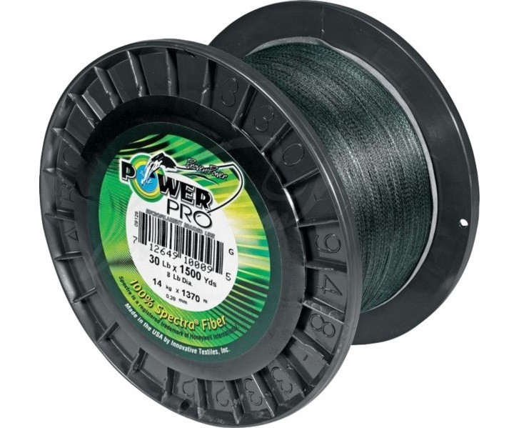 

Шнур Power Pro 2740m Moss Green 0.32mm 24kg/53lb пометрово (111883)