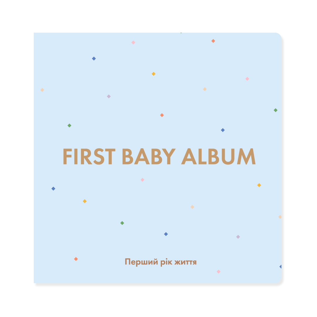 

Фотоальбом FIRST BABY ALBUM 23х24 см блакитний