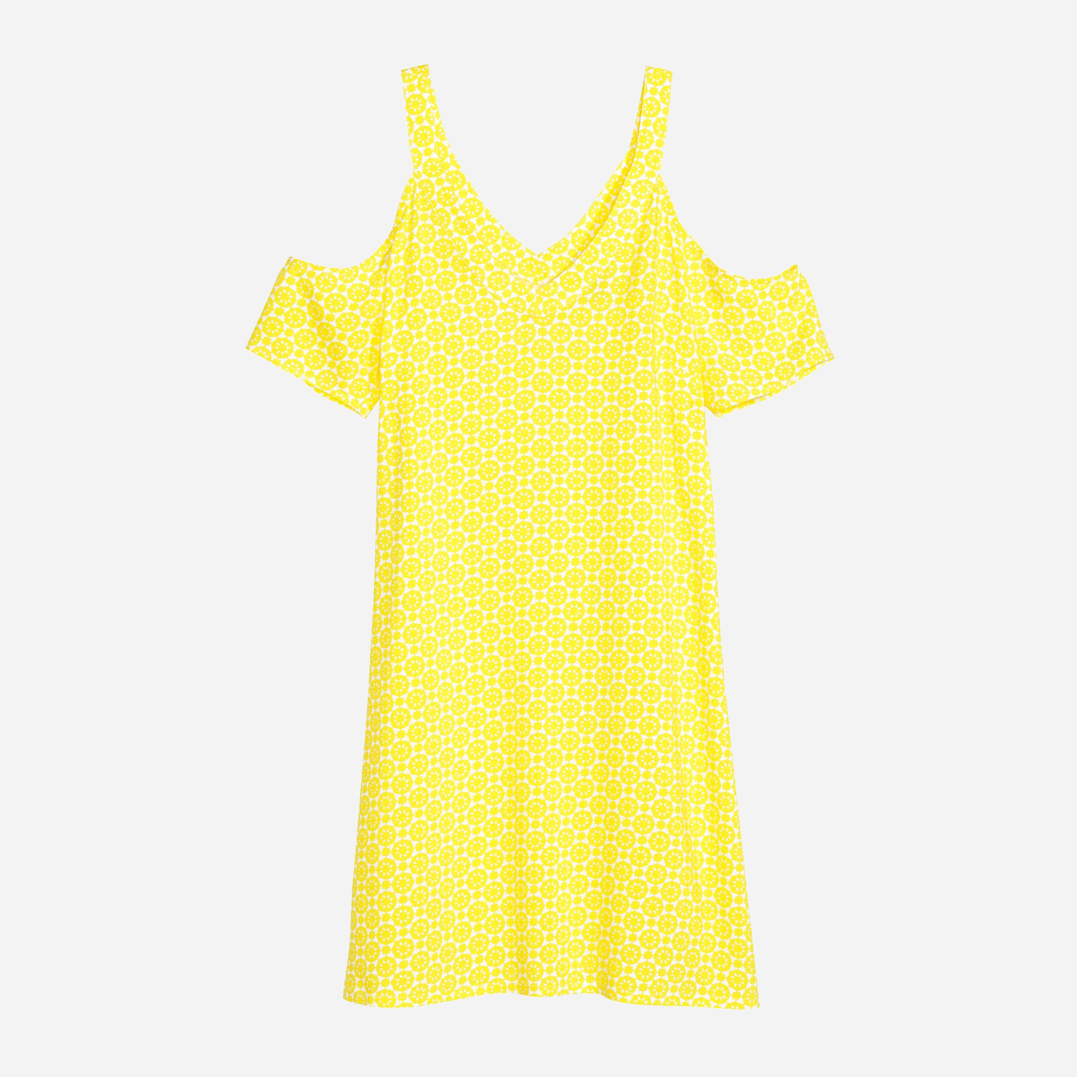 

Платье H&M 3445003-AAYU 40 Белое с желтым