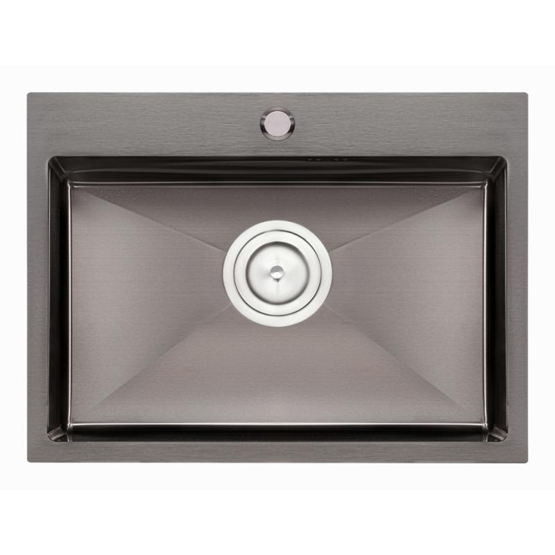 

Кухонная мойка Qtap D5843BL Black 2.7/1.0 мм (QTD5843BLPVD10)
