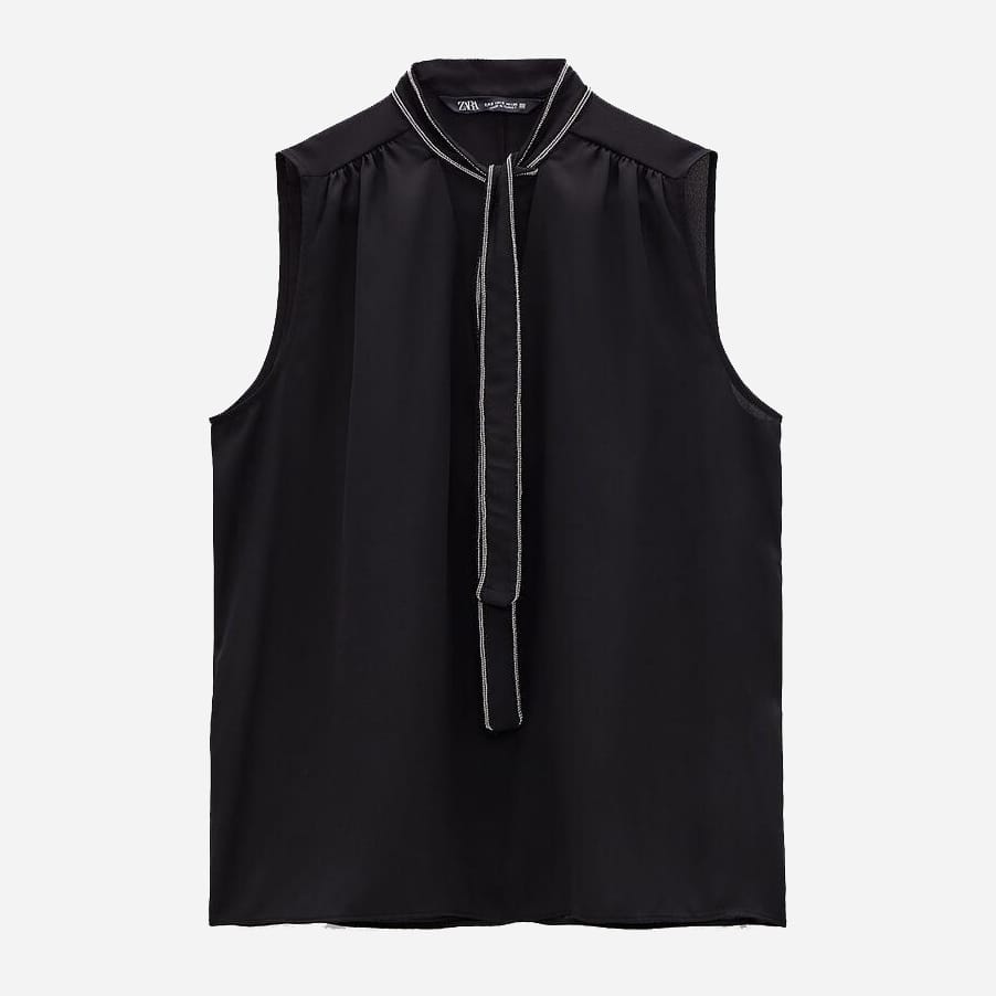 

Блузка Zara 7484/034/800-AAAD XS Черная