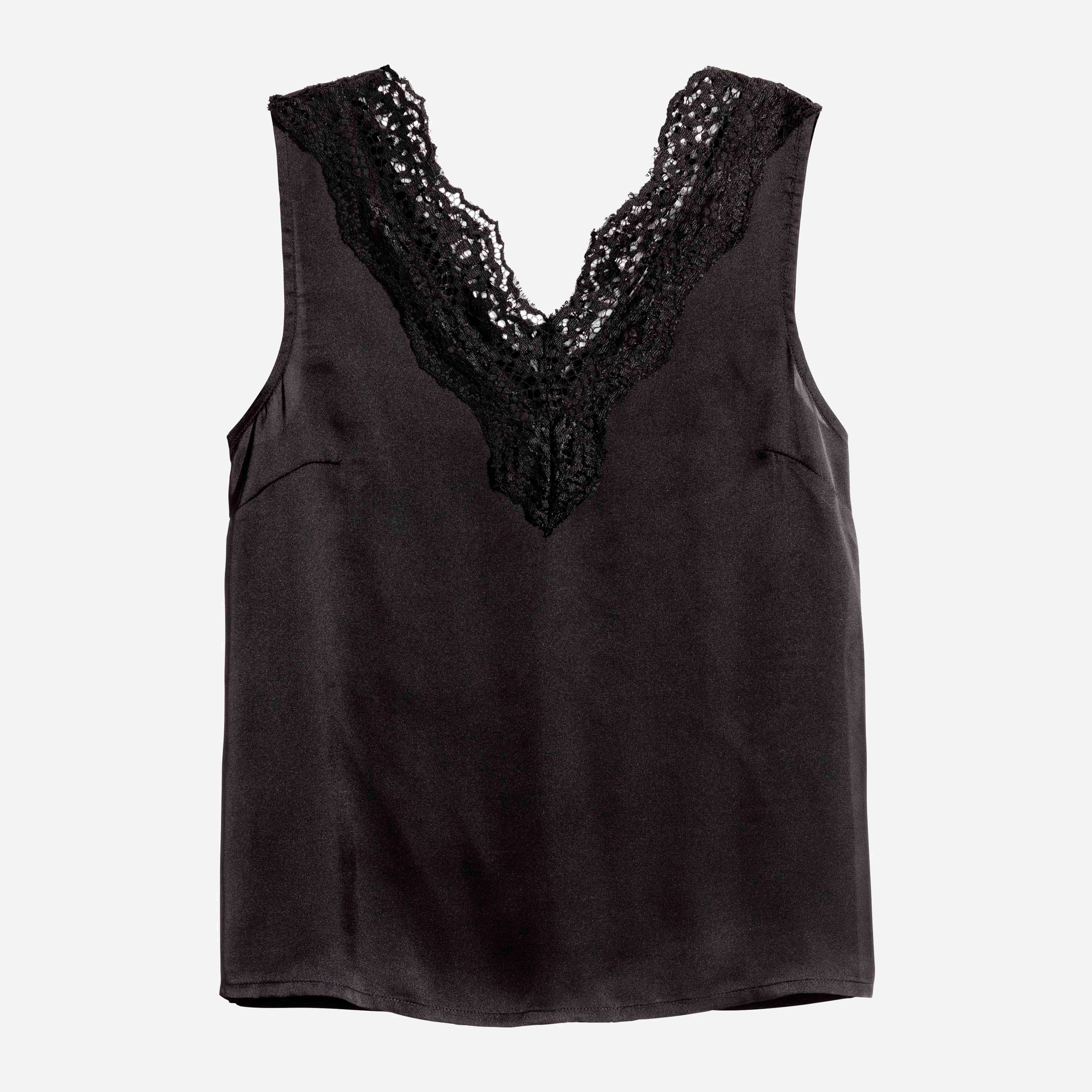 

Топ H&M 5300455-AAAD M Черный