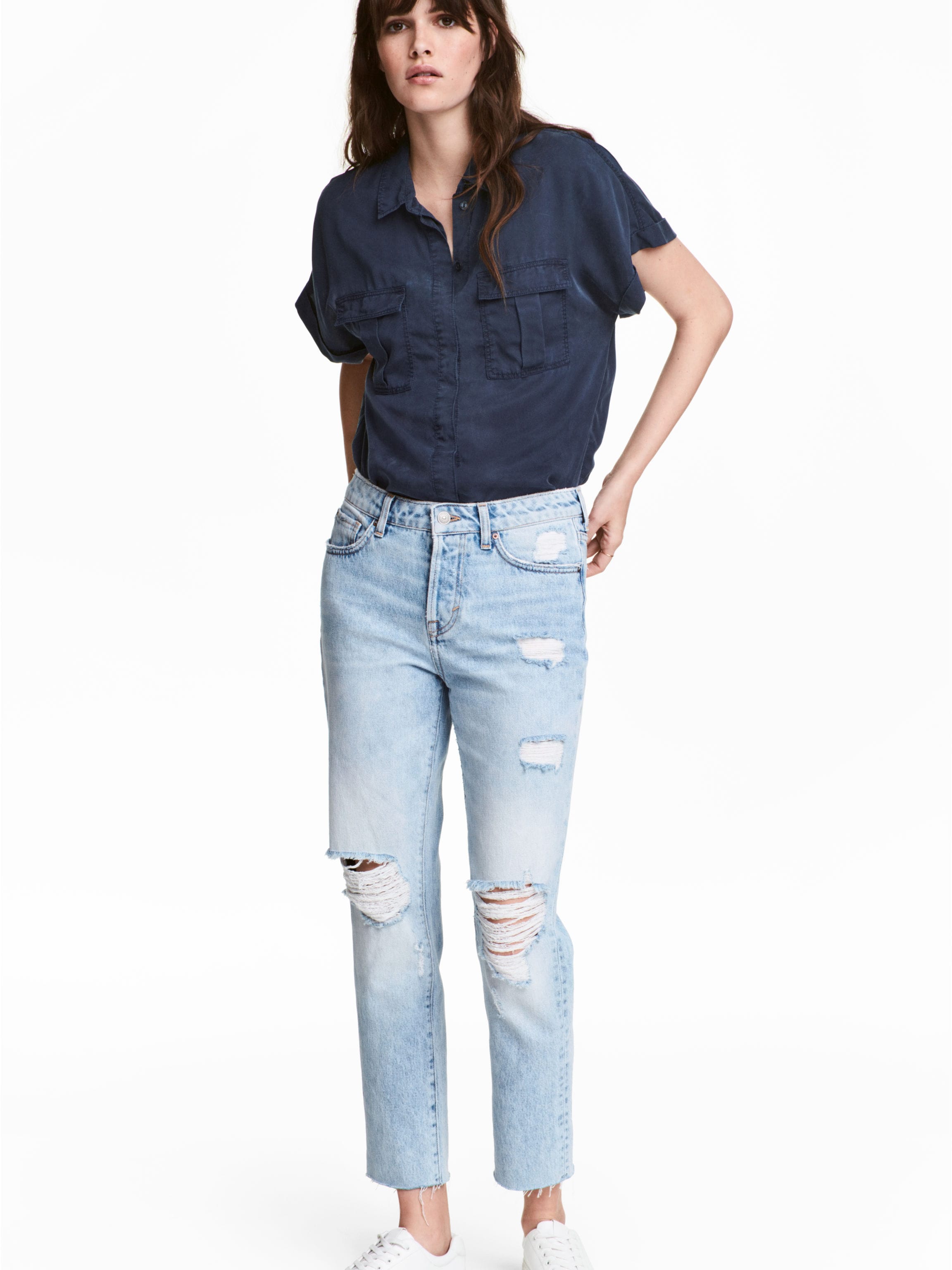 

Джинсы H&M 5541266-ACUP 40 Голубые