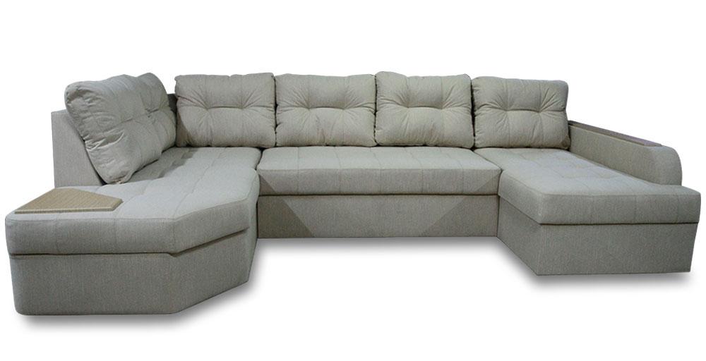 

Диван угловой Шанхай (левый) Агат-М 345x220см Серый