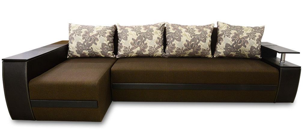

Диван угловой Оскар long (левый) Агат-М 315x160см Коричневый