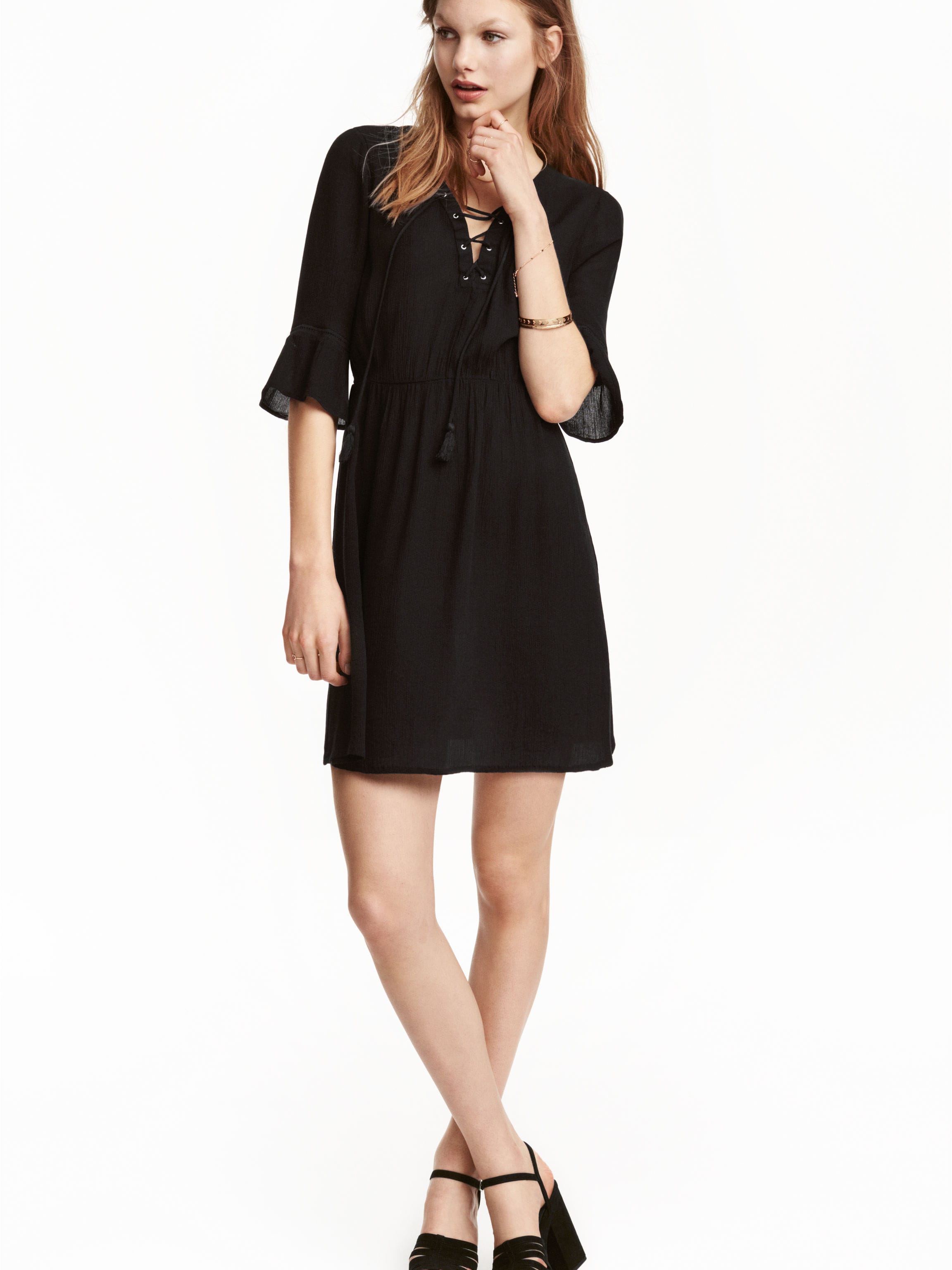 

Платье H&M 3930643-AAAD-AAAD 42 Черное