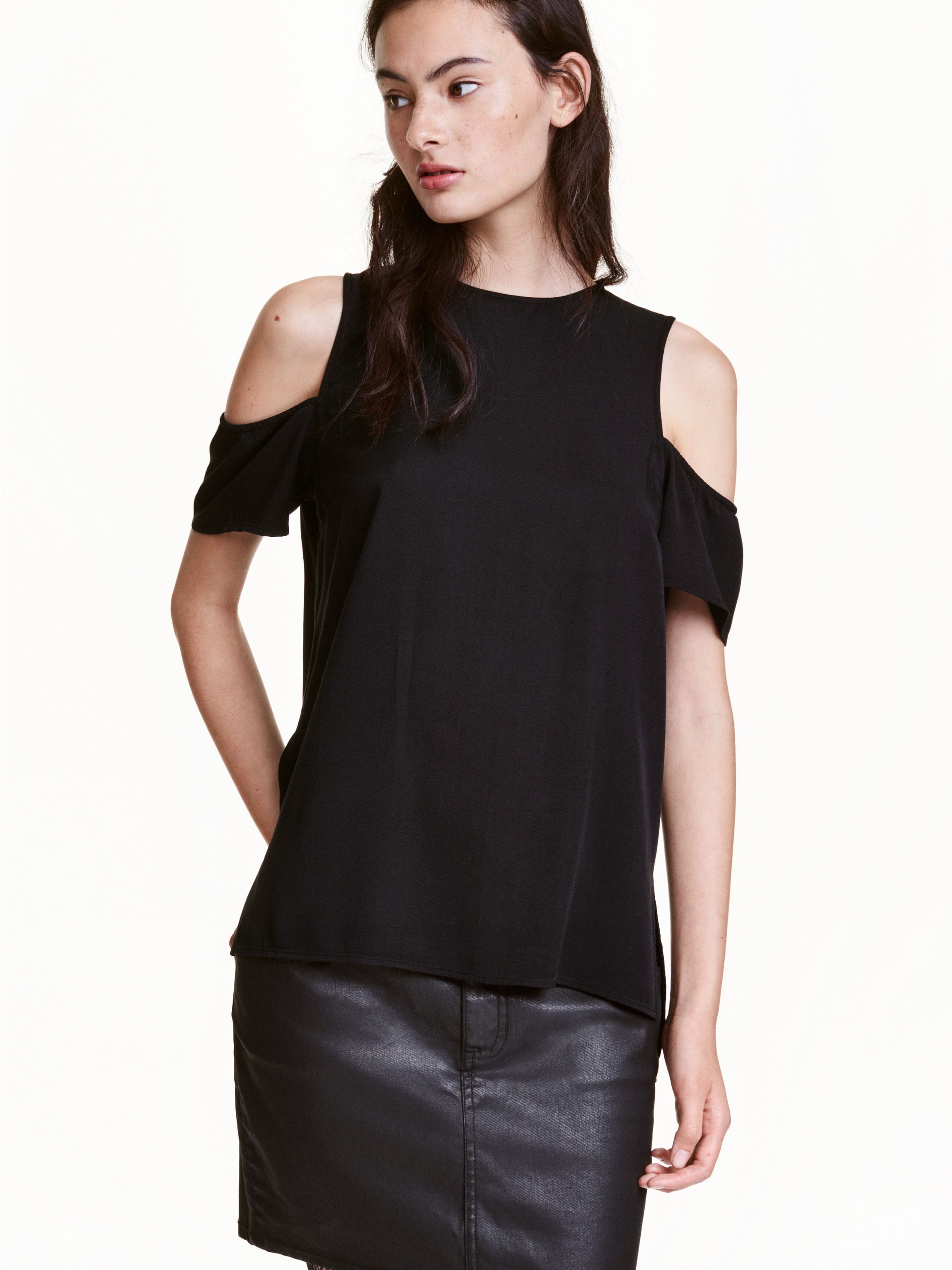 

Блузка H&M 4385494-AAAD 34 Черная