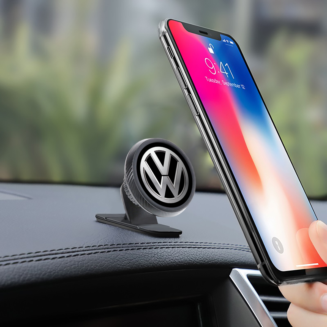 Магнитный держатель для телефона в авто на торпедо Magnetic Phone Bracket с  логотипом Volkswagen Черный – фото, отзывы, характеристики в  интернет-магазине ROZETKA от продавца: Nice Gadget | Купить в Украине:  Киеве, Харькове,