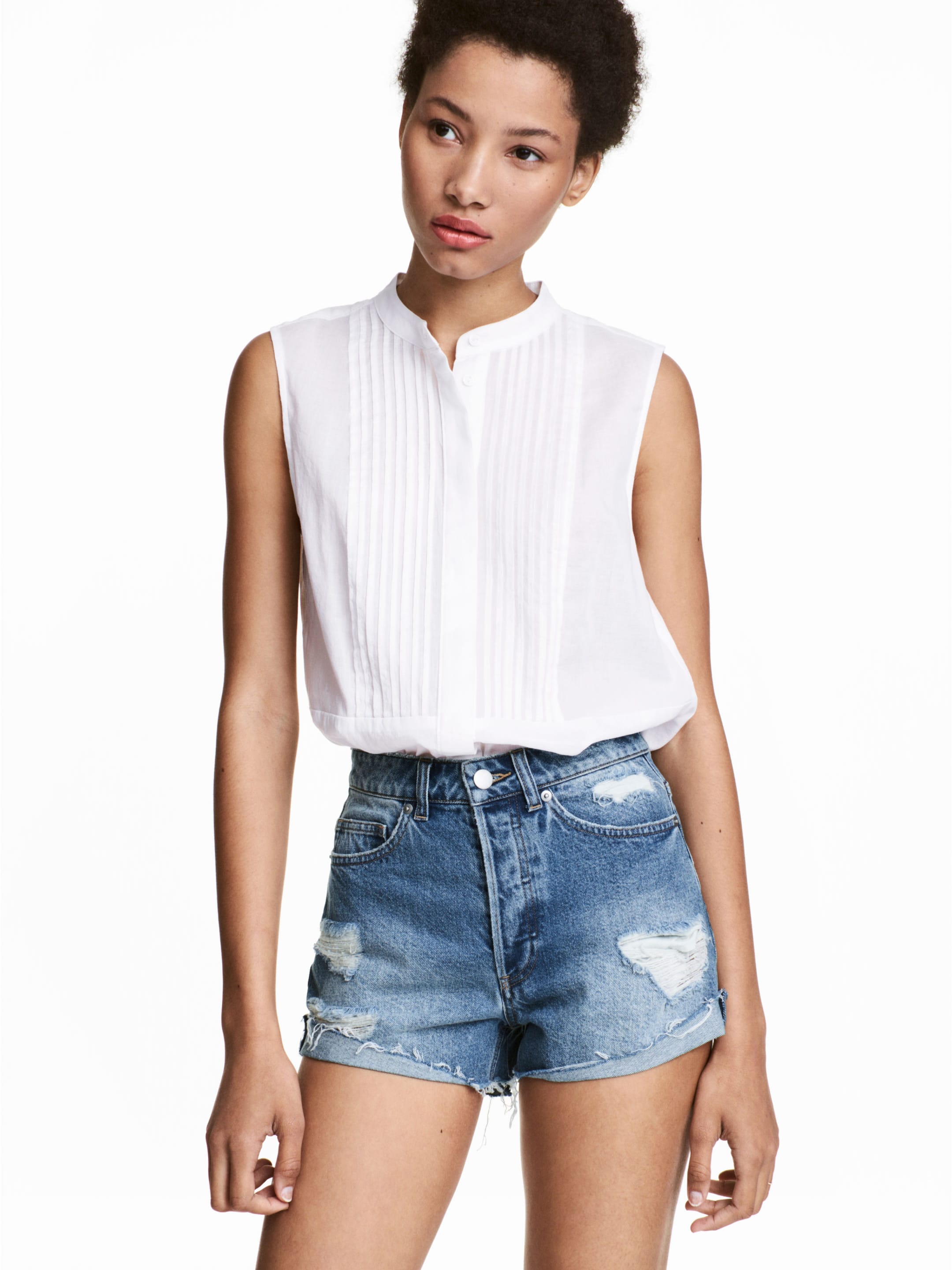 

Блузка H&M 5333496-ACTS 44 Белая