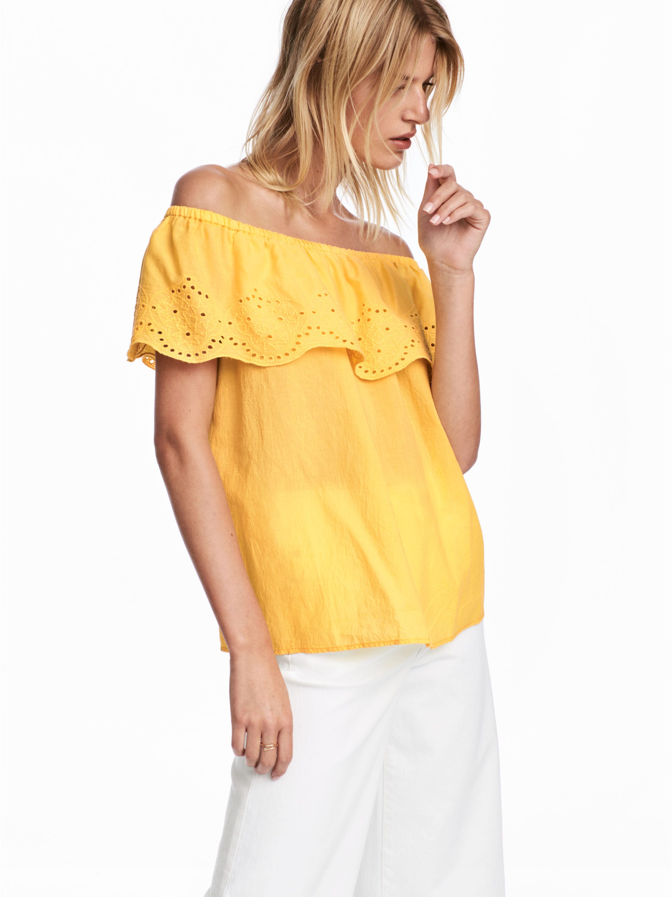 

Топ H&M 5661426-ACUU 32 Желтый
