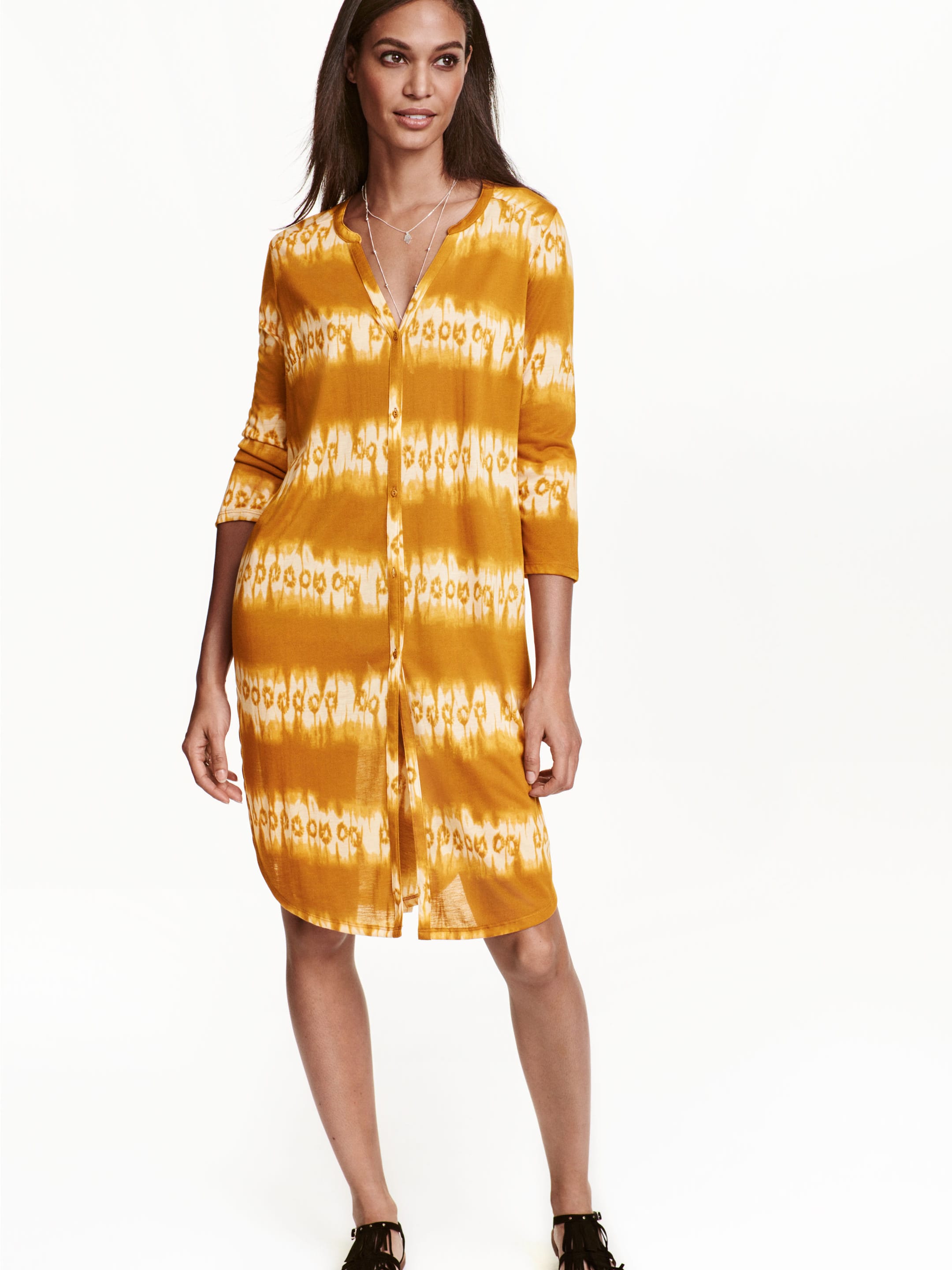 

Туника H&M 3834043-AAZP XS Желтая