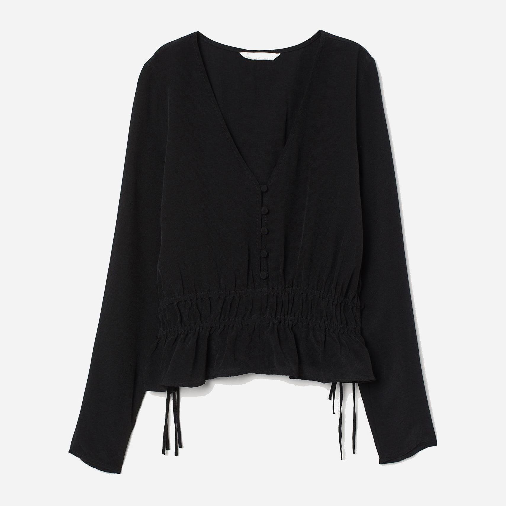 

Блузка H&M 7844850RP7 50 Черная
