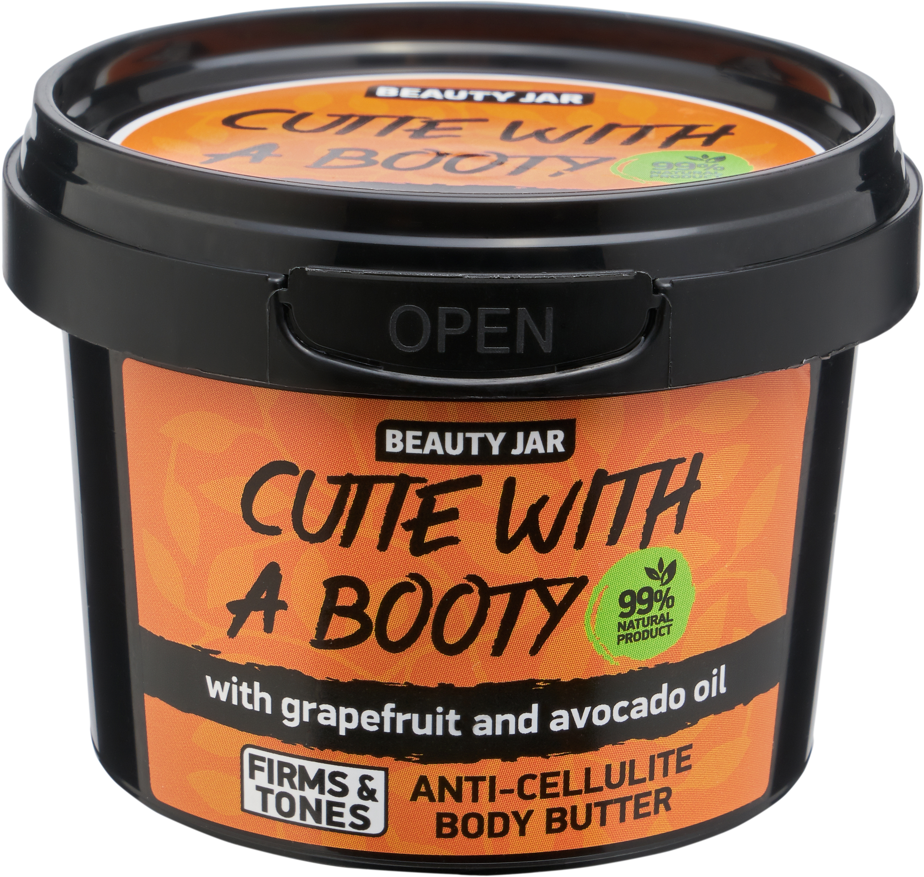 Акція на Антицеллюлитные сливки для тела Beauty Jar Cutie With A Booty 90 г (4751030831084) від Rozetka UA