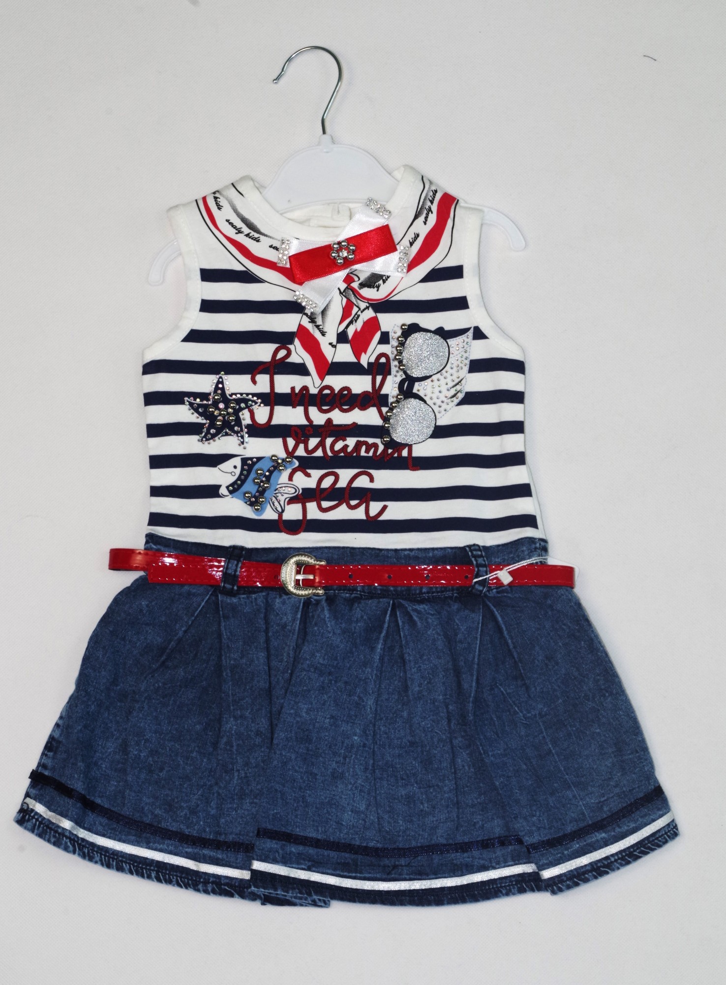 

Платье Sealy 20228 98 см Синее с белым (2000228)