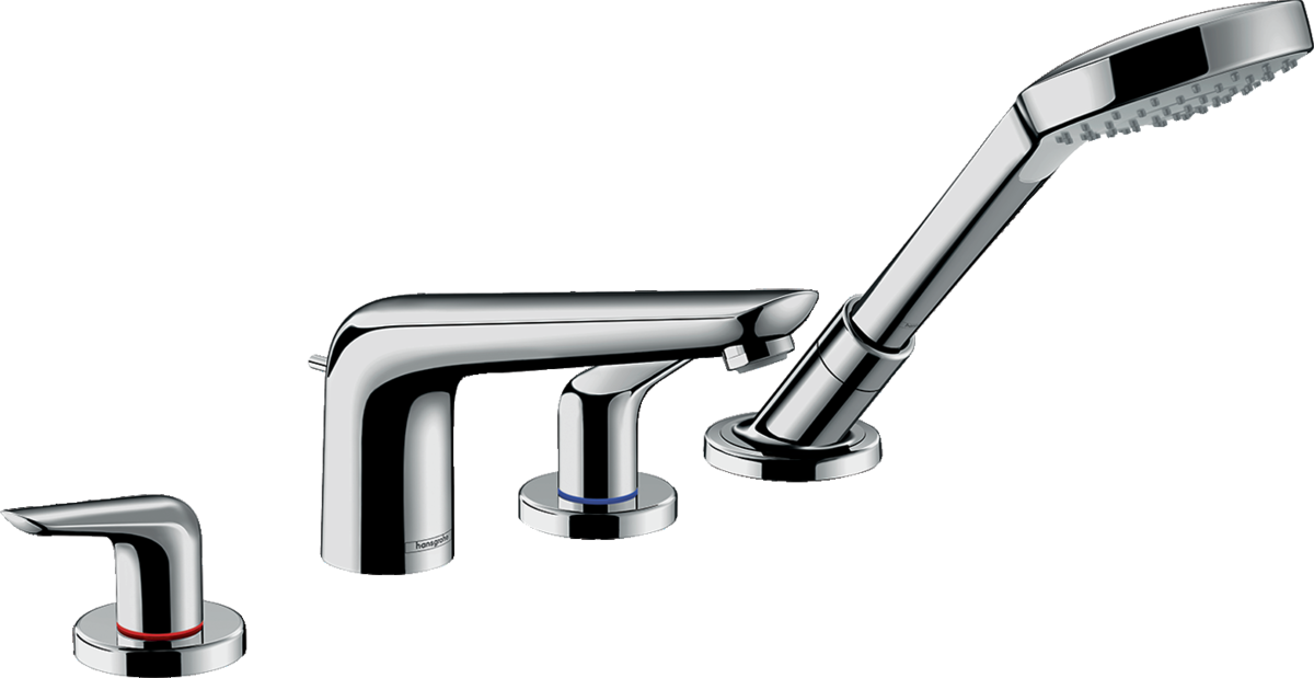 

Змішувач Hansgrohe Novus врізний на край ванни на 4 отвори (71333000)