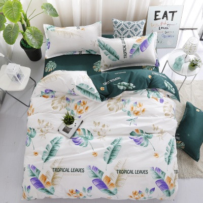 

Комплект постельного белья Homytex полуторный поликоттон Tropical leaves арт.8-2242