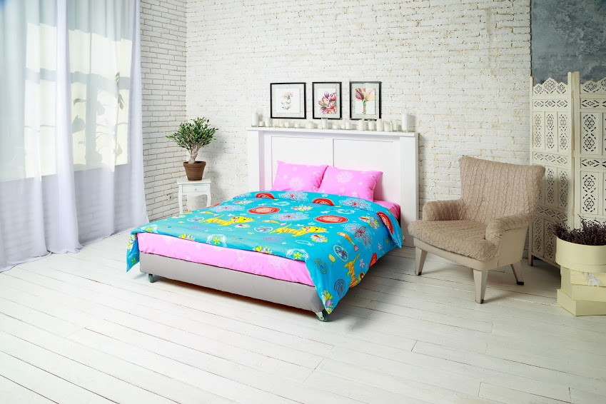 

Комплект постельного белья Руно Евро бязь арт.845.116_Yellow cat