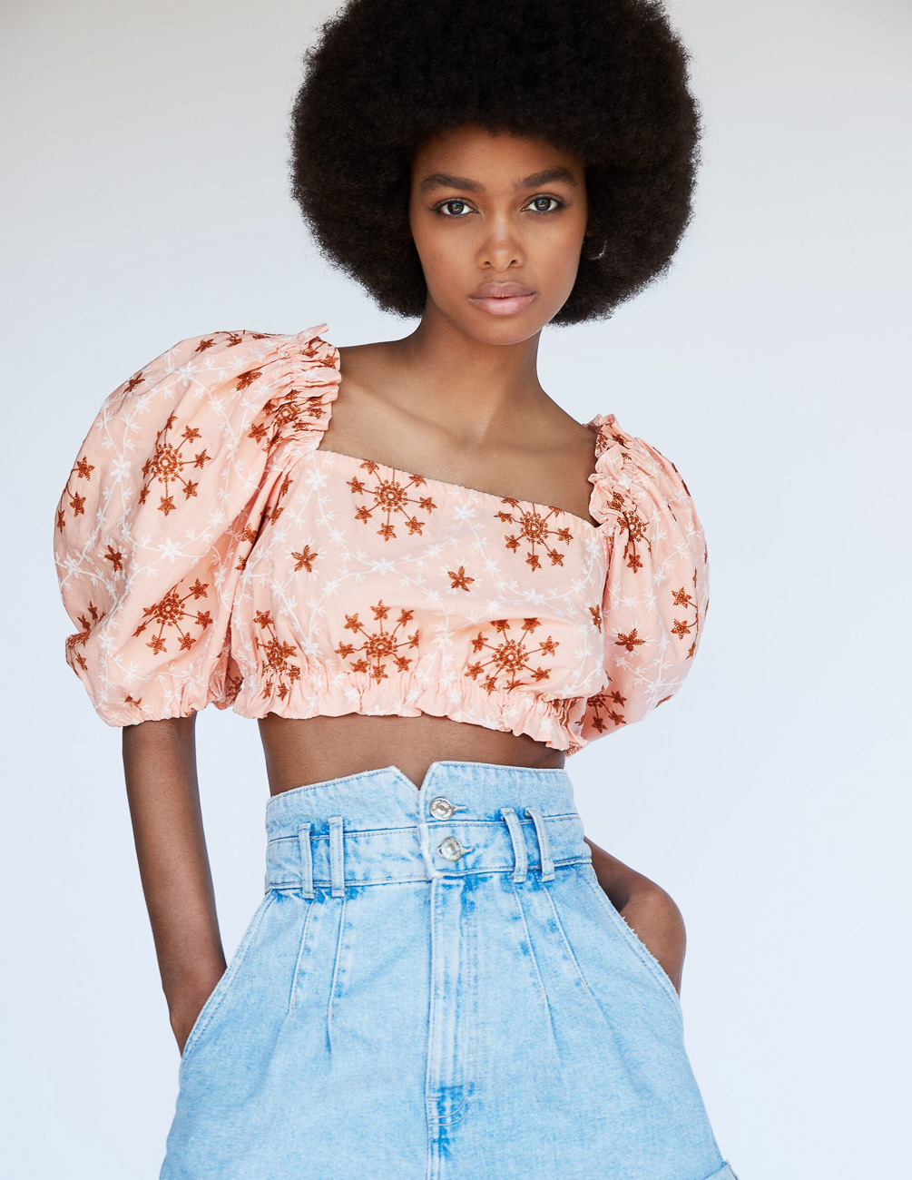 

Блуза Zara Ж1063993 (7521/007/623) цвет розовый, Блуза Zara Ж1063993 (7521/007/623) цвет розовый S