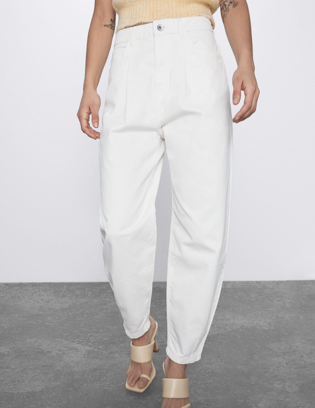 

Джинсы Zara Ж1064213 (5899/058/712) цвет белый L