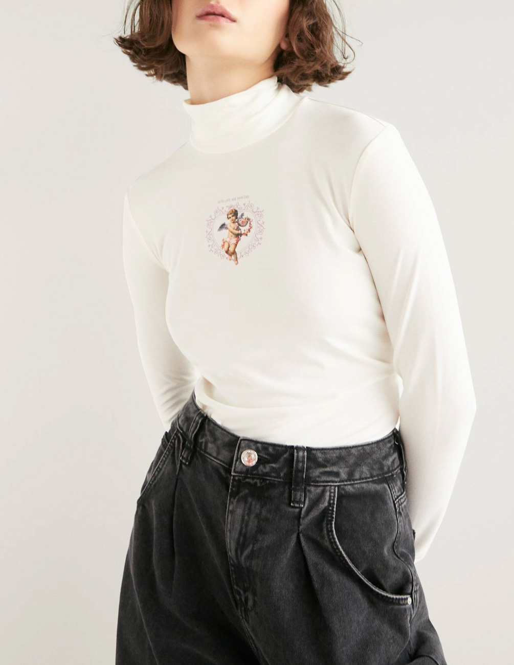 

Гольф Bershka Ж1064377 (2194/168/251) цвет белый, Гольф Bershka Ж1064377 (2194/168/251) цвет белый M