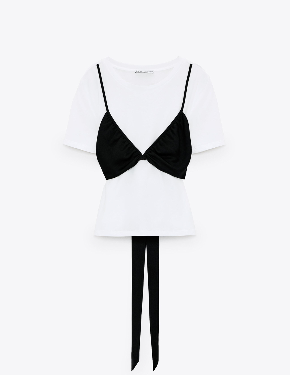 

Футболка Zara Ж1060482 (5580/700/250) цвет белый L