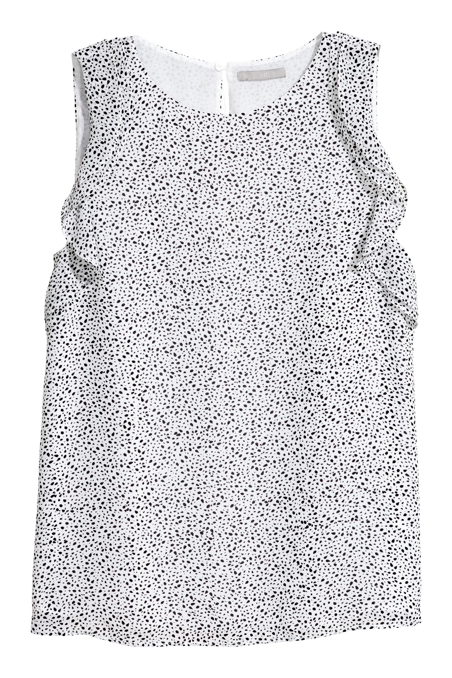 

Блуза H&M Ж1063095 цвет белый S