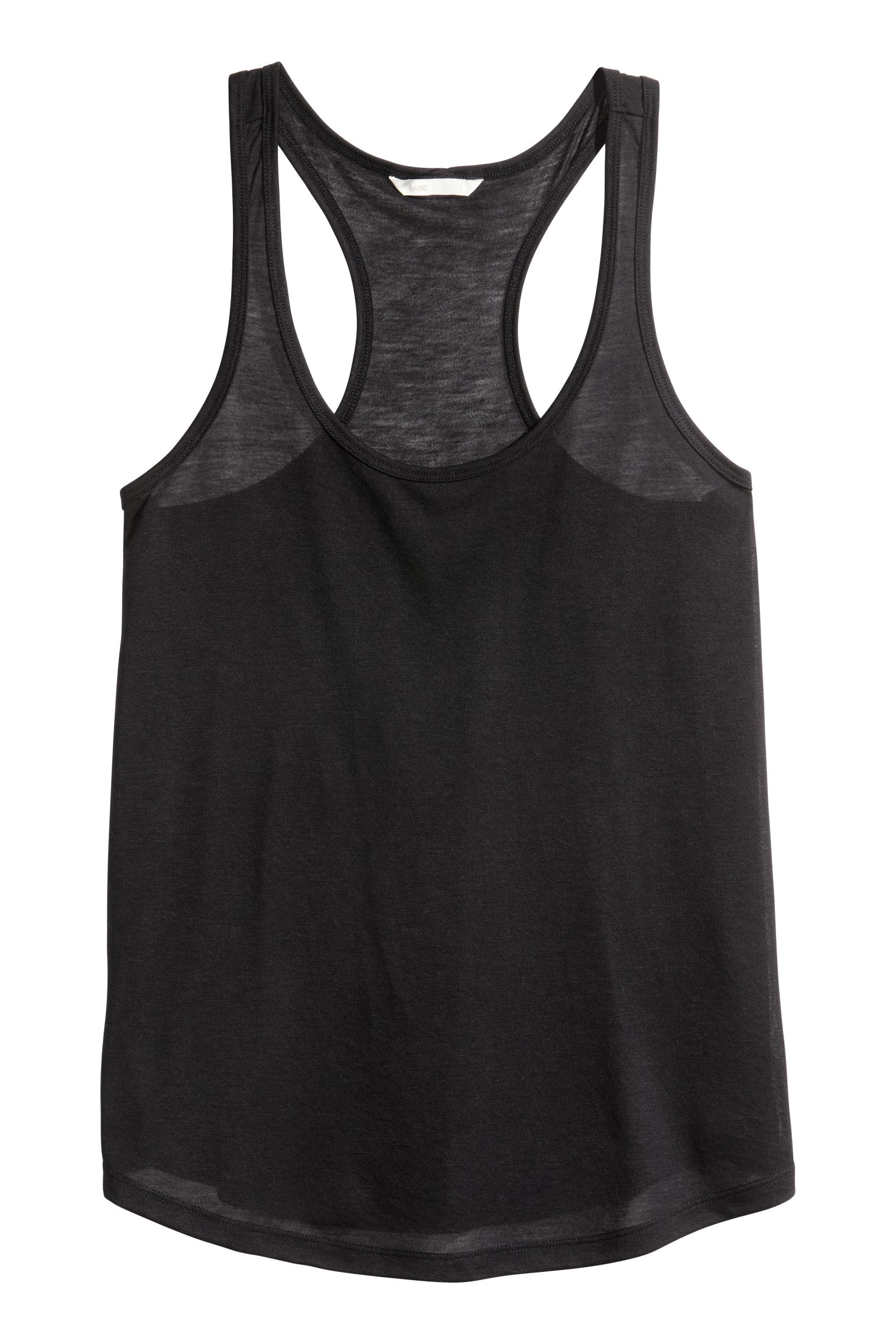 

Майка H&M Ж1063518 цвет черный L