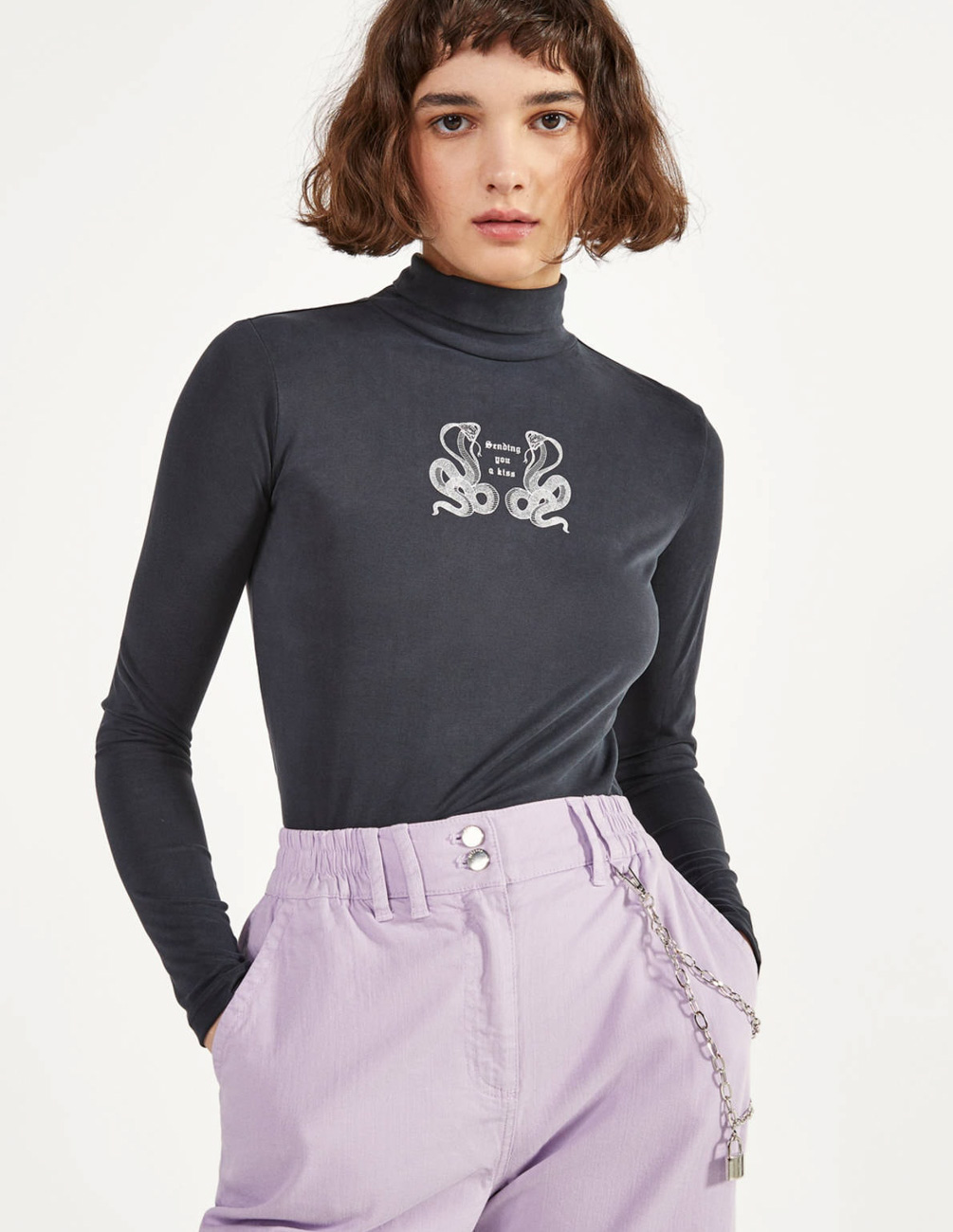 

Гольф Bershka Ж1064371 (2194/168/800) цвет серый, Гольф Bershka Ж1064371 (2194/168/800) цвет серый XS