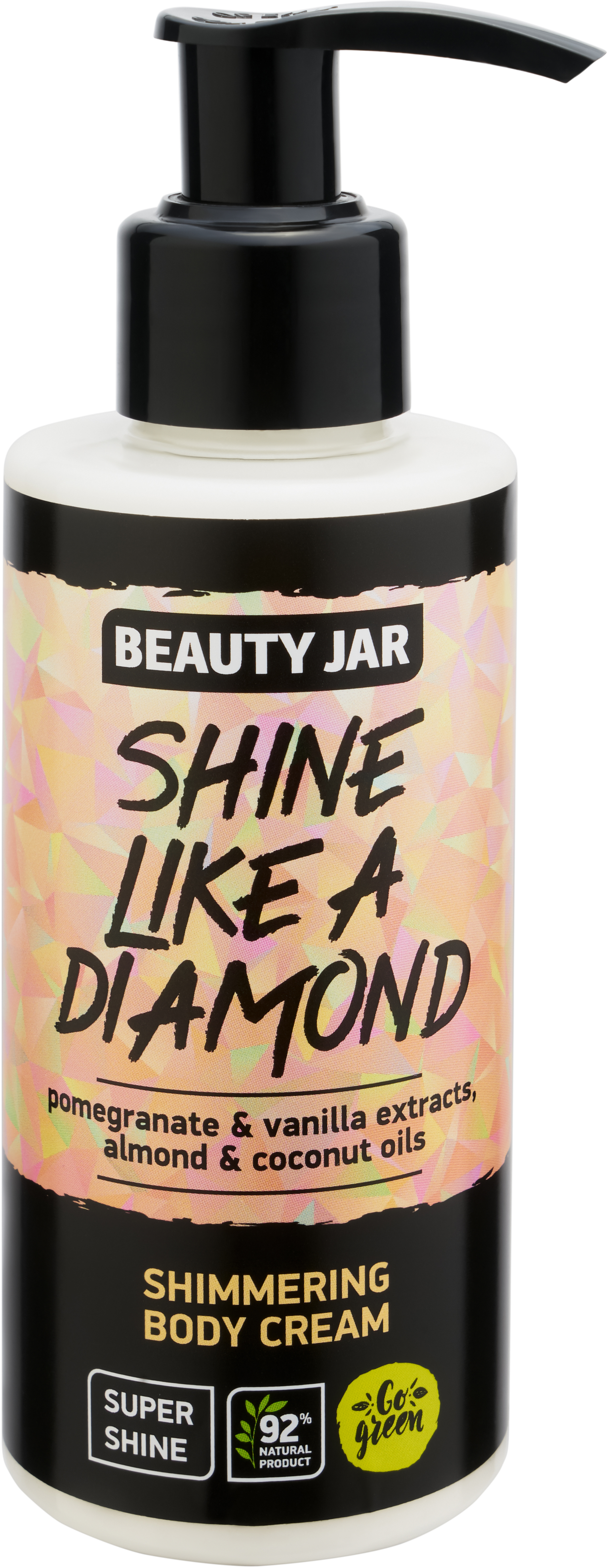 Акція на Крем для тела с блестками Beauty Jar Shine Like A Diamond 150 мл (4751030831138) від Rozetka UA