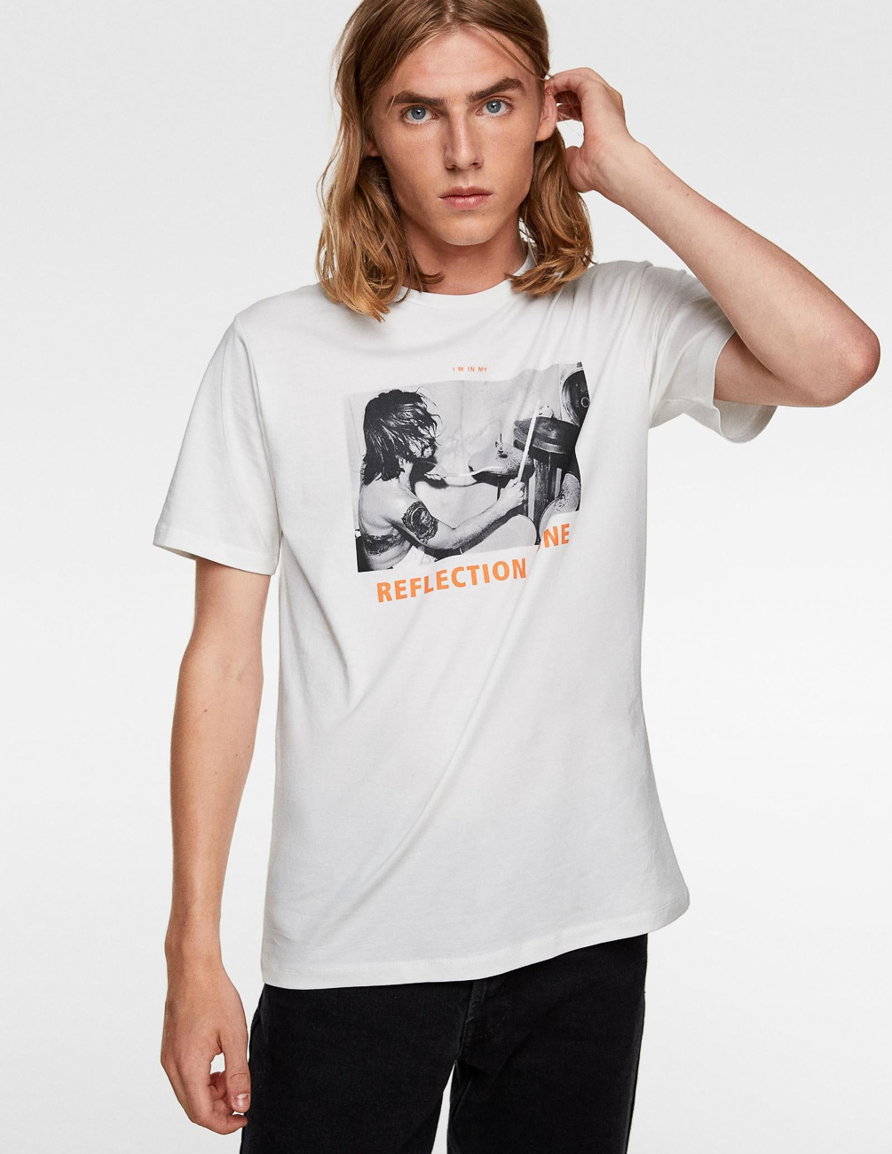 

Футболка Zara М0109066 (0962/307/250) цвет белый XL