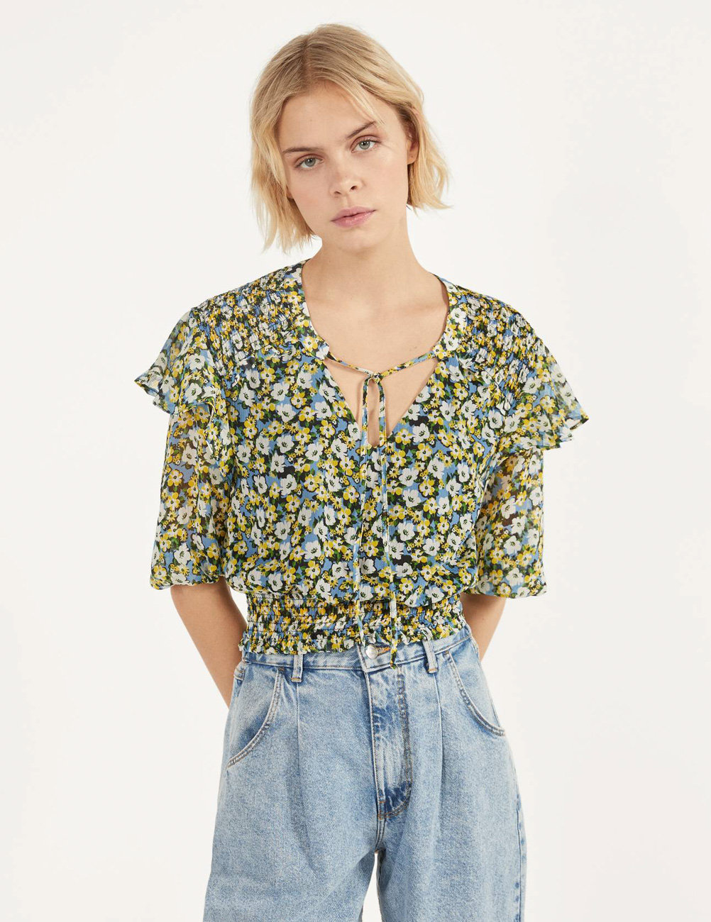 

Блуза Bershka Ж1064542 (0714/962/427) цвет зеленый, Блуза Bershka Ж1064542 (0714/962/427) цвет зеленый XS